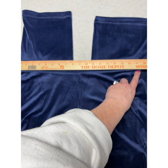 NWT Juicy Couture OG Bling Atlantis Navy Velour Jacket & Pants Tracksuit Size L - Picture 7 of 11